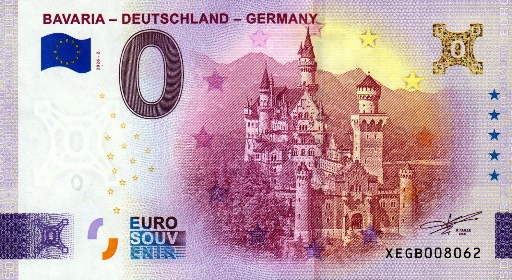 0€-Schein BAVARIA - DEUTSCHLAND - GERMANY