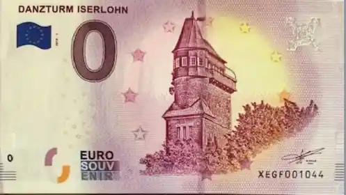 0€ banknote DANZTURM ISERLOHN