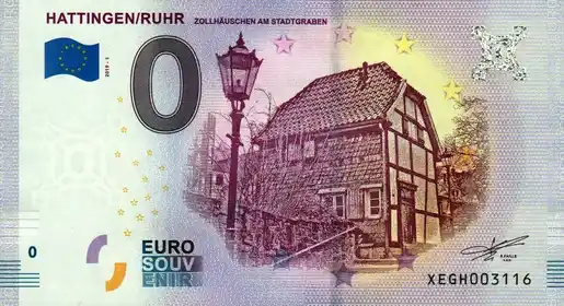 Billet 0€ HATTINGENRUHRZOLLHÄUSCHEN AM STADTGRABEN