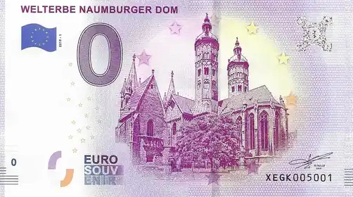 0€-Schein WELTERBE NAUMBURGER DOM