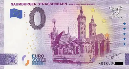 Billete de 0€ NAUMBURGER STRASSENBAHNHISTORISCHER LINIENBETRIEB