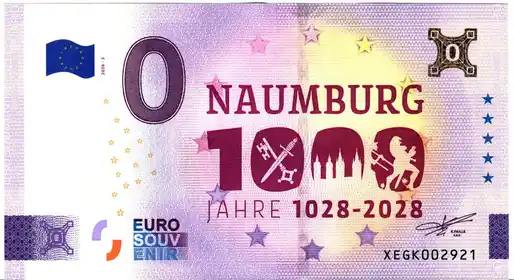 Billet 0€ NAUMBURG 1000 JAHRE 1028-2028