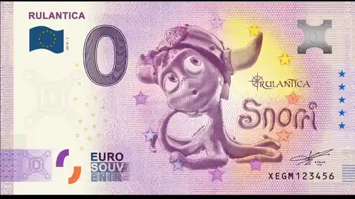 Billete de 0€ RULANTICA