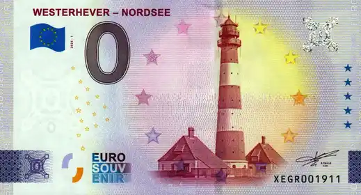 Billete de 0€ WESTERHEVER - NORDSEE