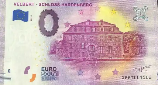 0€ banknote VELBERT - SCHLOSS HARDENBERG