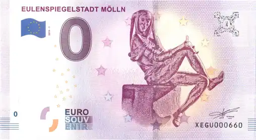 Banconota da 0€ EULENSPIEGELSTADT MÖLLN