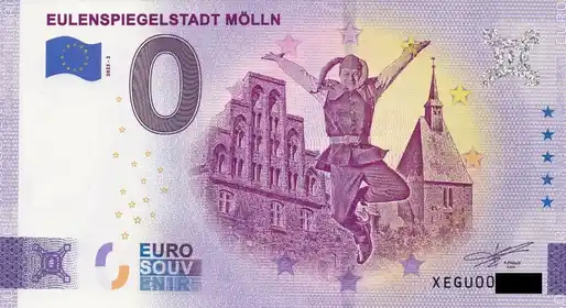 0€ banknote EULENSPIEGELSTADT MÖLLN