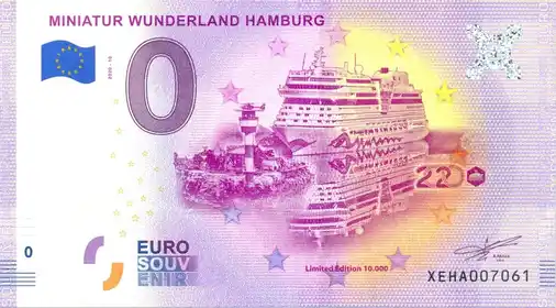 Billet 0€ MINIATUR WUNDERLAND HAMBURG