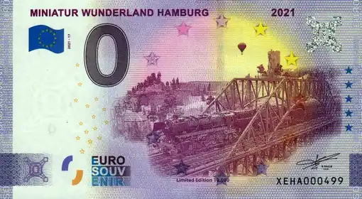 Billet 0€ MINIATUR WUNDERLAND HAMBURG 2021