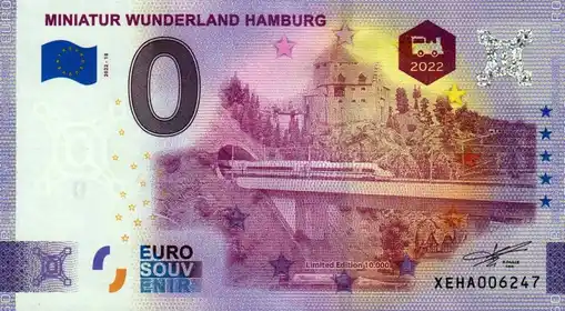Billet 0€ MINIATUR WUNDERLAND HAMBURG