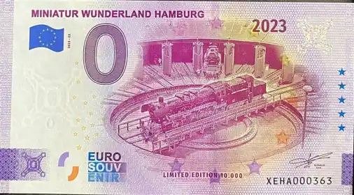 Billet 0€ MINIATUR WUNDERLAND HAMBURG