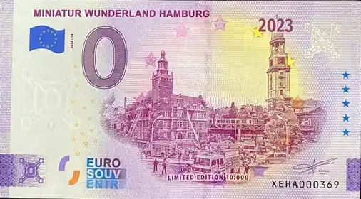 Billet 0€ MINIATUR WUNDERLAND HAMBURG