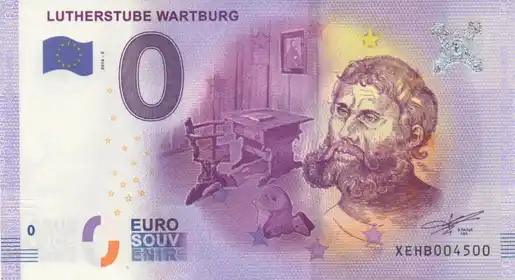 Billete de 0€ LUTHERSTUBE WARTBURG