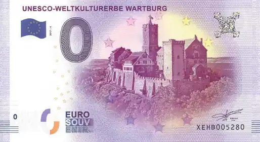 Billet 0€ UNESCO - WELTKULTURERBE WARTBURG