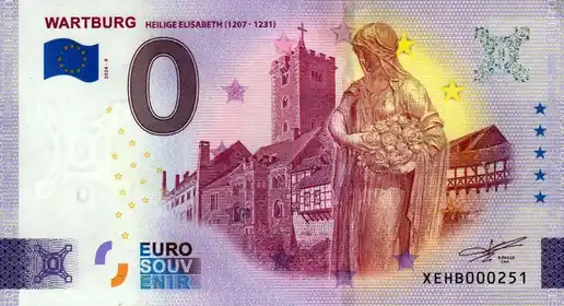 Billete de 0€ WARTBURGHEILIGE ELISABETH (1207-1231)