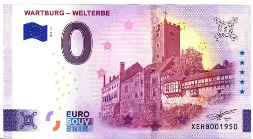 0€-Schein WARTBURG - WELTERBE