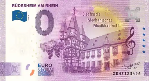 0€ banknote RÜDESHEIM AM RHEIN