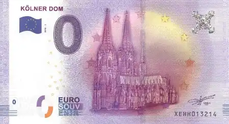 0€-Schein KÖLNER DOM