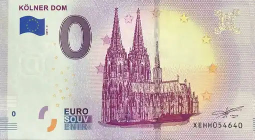 Banconota da 0€ KÖLNER DOM