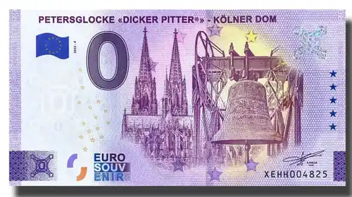 Billet 0€ PETERSGLOCKE «DICKER PITTER®» - KÖLNER DOM