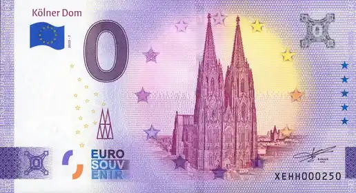 Billete de 0€ Kölner Dom