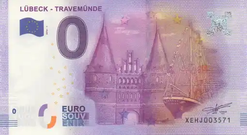 0€ banknote LÜBECK - TRAVEMÜNDE