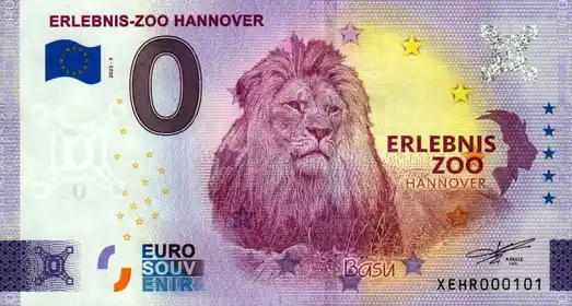 Banconota da 0€ ERLEBNIS-ZOO HANNOVER