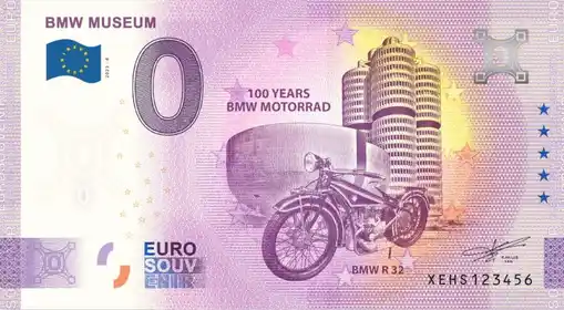 Banconota da 0€ BMW MUSEUM