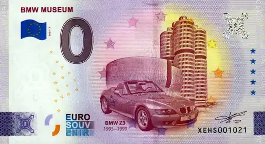 Billet 0€ BMW MUSEUMBMW Z3 1995-1999