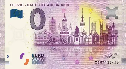 0€-Schein LEIPZIG - STADT DES AUFBRUCHS