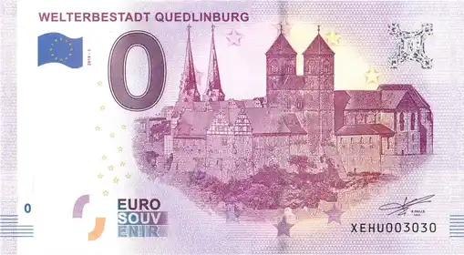 0€ banknote WELTERBESTADT QUEDLINBURG