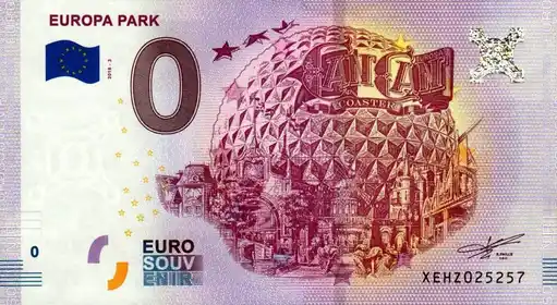 Banconota da 0€ EUROPA PARK