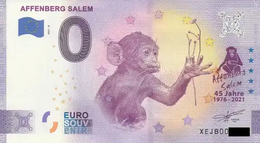 0€ banknote AFFENBERG SALEM