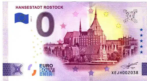 0€-Schein HANSESTADT ROSTOCK