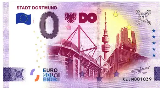 Banconota da 0€ STADT DORTMUND 2019