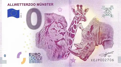 0€-Schein ALLWETTERZOO MÜNSTER