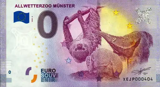 Billete de 0€ ALLWETTERZOO MÜNSTER