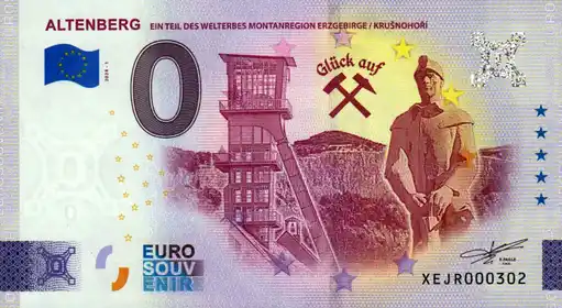 Billet 0€ ALTENBERGEIN TEIL DES WELTERBES MONTANREGION ERZGEBIRGE KRUSNOHORI