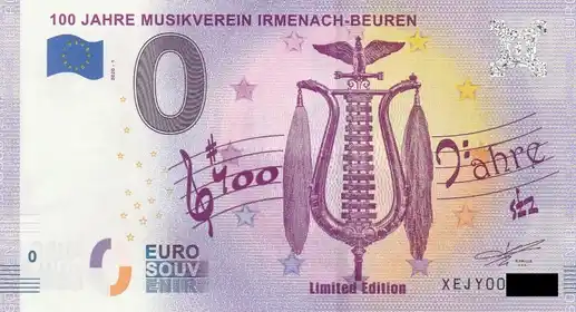 Billet 0€ 100 JAHRE MUSIKVEREIN IRMENACH-BEUREN