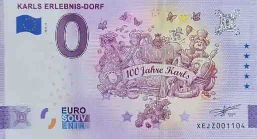 Banconota da 0€ KARLS ERLEBNIS-DORF