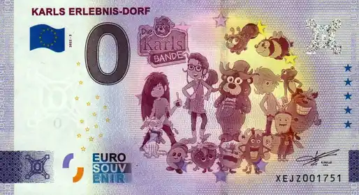 0€ banknote KARLS ERLEBNIS-DORF