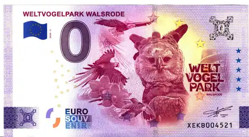 Banconota da 0€ WELTVOGELPARK WALSRODE
