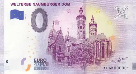 0€ banknote WELTERBE AACHENER DOM