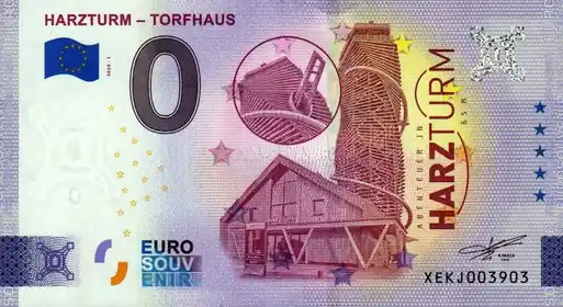 Banconota da 0€ HARZTURM - TORFHAUS