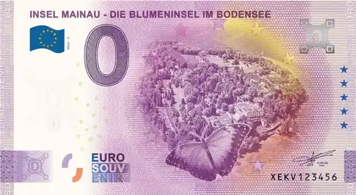 0€-Schein INSEL MAINAU - DIE BLUMENINSEL IM BODENSEE
