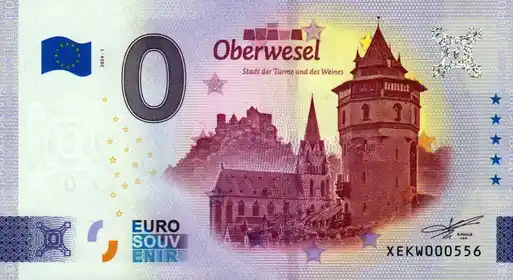 0€-Schein OberweselStadt der Türme und des Weines