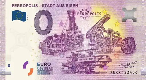 0€ banknote FERROPOLIS - STADT AUS EISEN