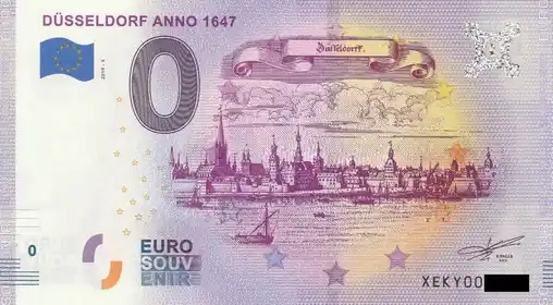 0€ banknote DÜSSELDORF ANNO 1647