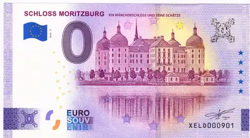 0€ banknote SCHLOSS MORITZBURGEIN MÄRCHENSCHLOSS UND SEINE SCHÄTZE