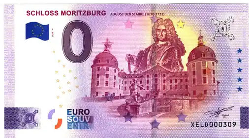 0€ banknote SCHLOSS MORITZBURG